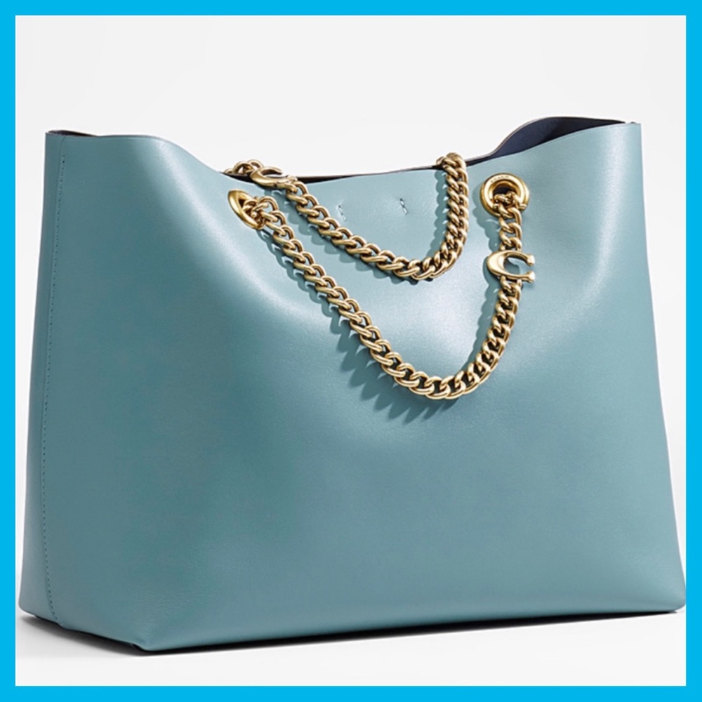 NWOT Coach Signature Chain Central Tote ✨PERFECT CONDITION✨